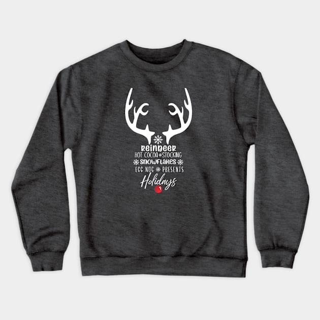 reindeer Crewneck Sweatshirt by LifeTime Design